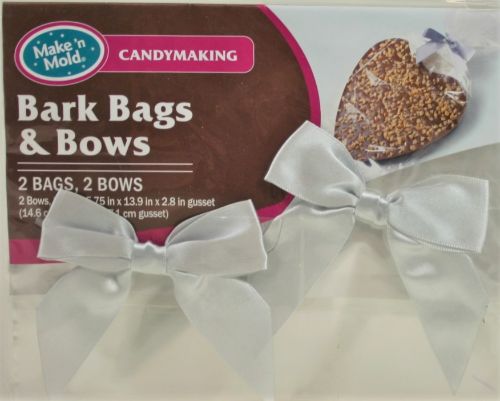Silver Bark Bags & Bows - 2pcs