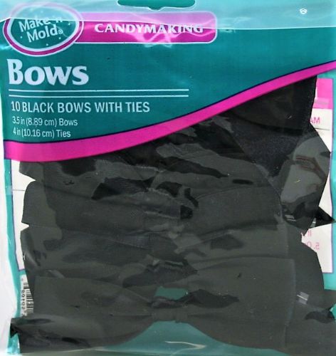Black Bows - 10 pcs.