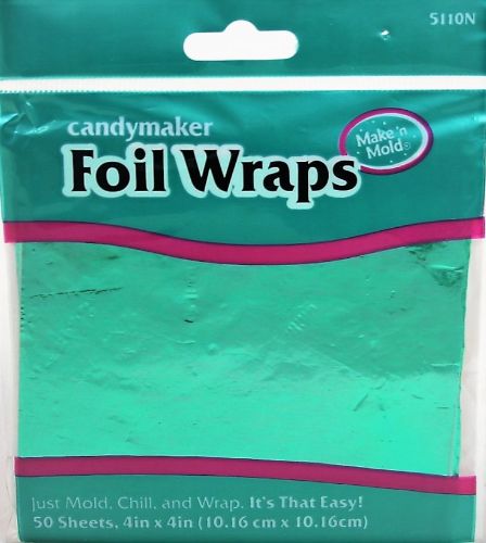 Green  Foil Wraps - 50 sheets