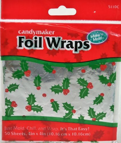 CHRISTMAS Foil Wraps - 50 Sheets