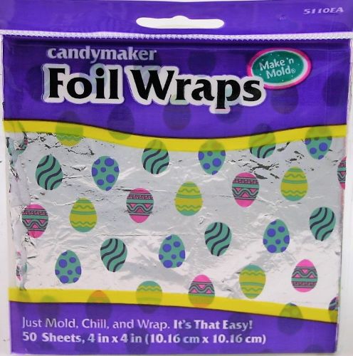 Easter Foil Wraps - 50 SHEETS