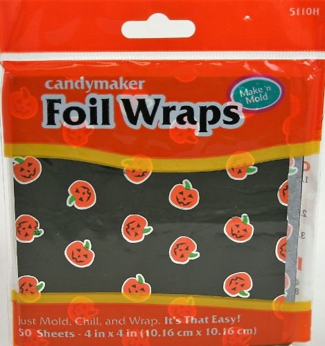 Halloween Foil Wraps - 50 Sheets