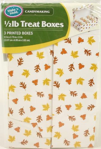 Fall 1/2lb Treat Boxes - 3pcs