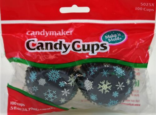 Snowflake CANDY Cups - 100 pcs.