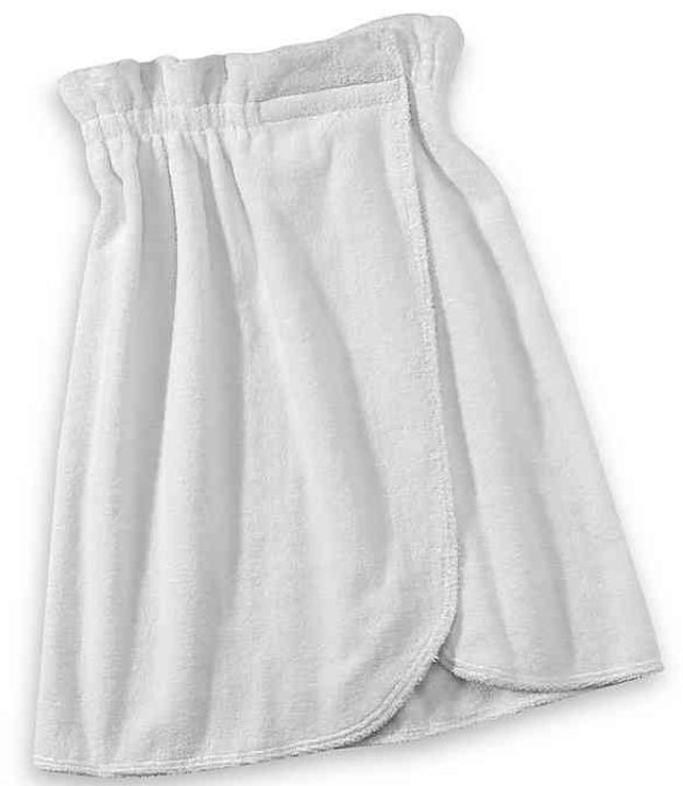 Terrycloth Sarong - White