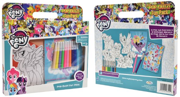 Pop-Outz! Fun Pack Color & Play Activity Kit - My Little Pony