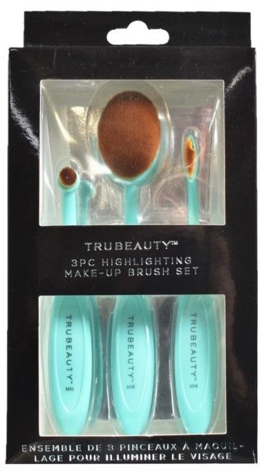 3 Piece Highlighting Make-Up Brush Set