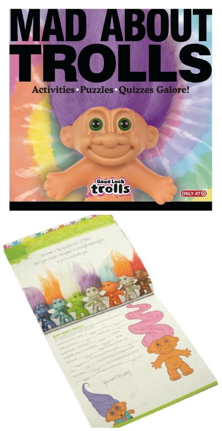 Good Luck Trolls ''Mad About Trolls'' Activity Book