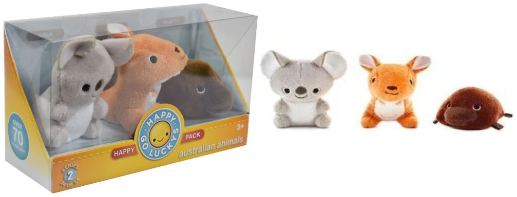 Hallmark Happy Go Luckys Happy Pack - Australian Animals