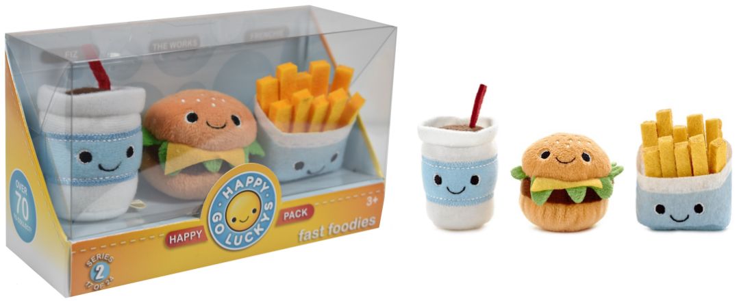 Hallmark Happy Go Luckys Happy Pack - Fast Foodies