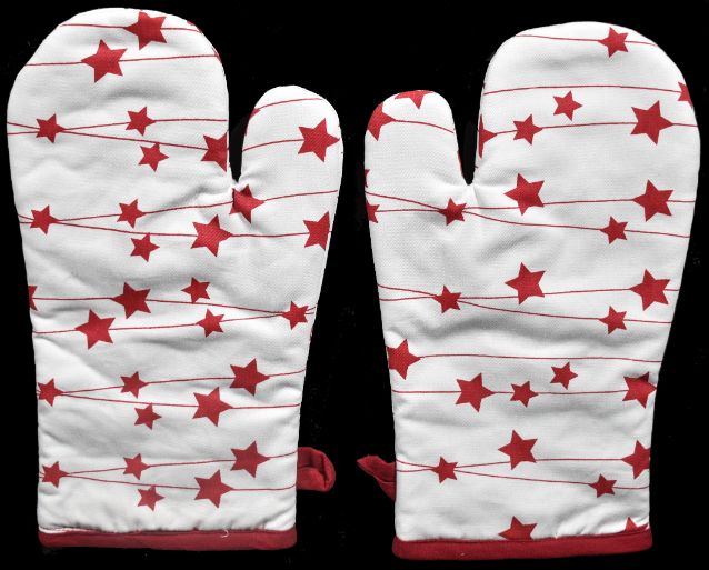 SEt of 2 OvEn Mitts - STAR Print