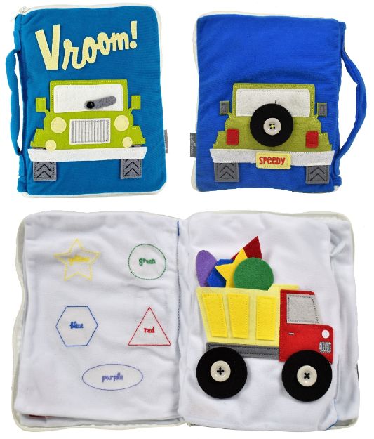 Hallmark Interactive Quiet BOOK - Vroom