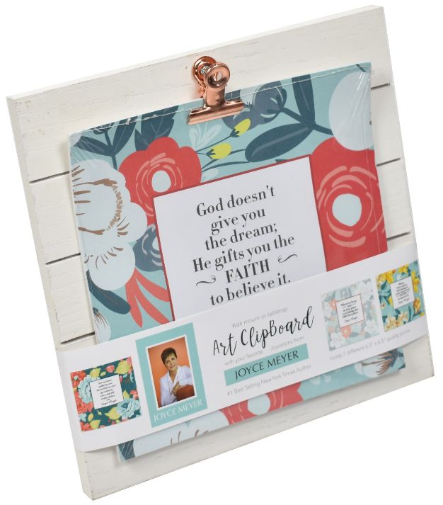 Joyce Meyer Art Clipboard