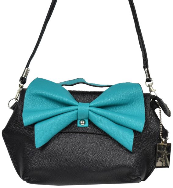 Turquoise Bow PURSE