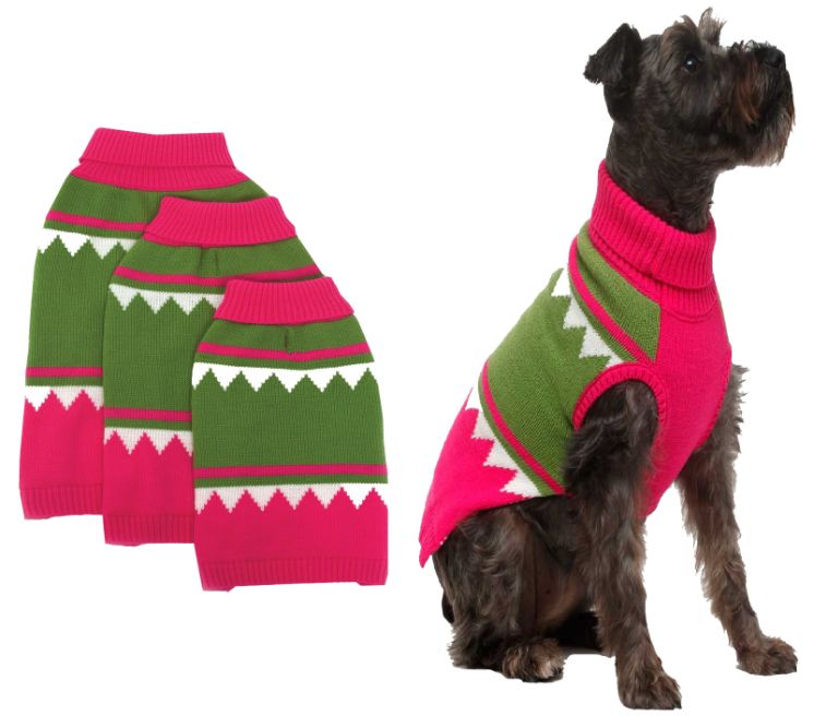 Harlequin Design Dog Sweater - Extra Large