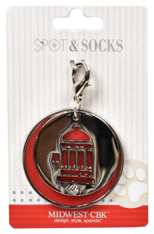 Large Pet Collar Charm - Fire Hydrant