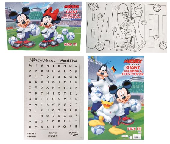 Mickey Mouse & Friends Giant COLORING & Activity BOOK