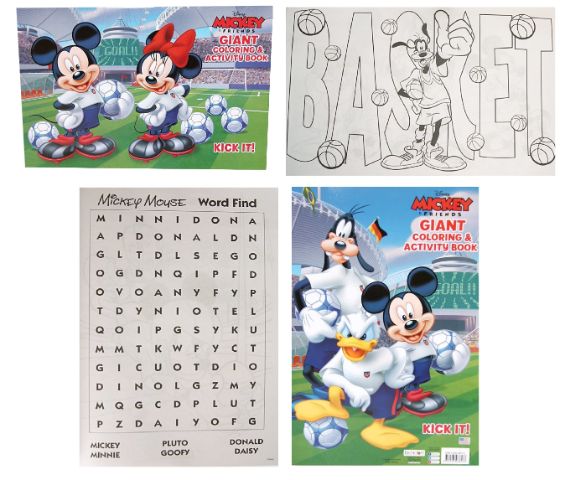 Mickey Mouse & Friends Giant Coloring & Activity BOOK