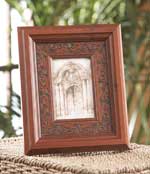 Large Wooden Carved Stencil Photo FRAME