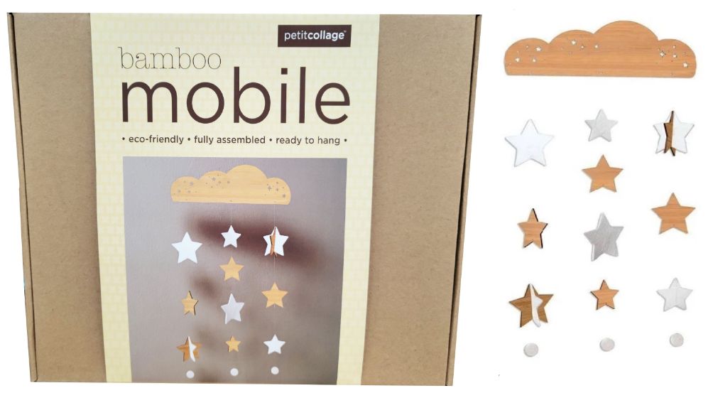 Petit Collage Deluxe Bamboo Mobile - Starry Sky