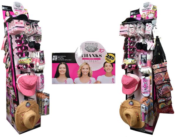 Breast Cancer Display - 98 Assorted Pieces