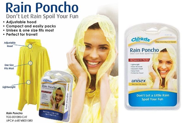 Cloudz Rain Poncho - Unisex