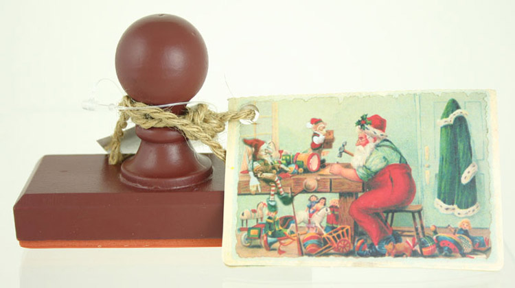 Certified Elfin Made Rubber Stamp