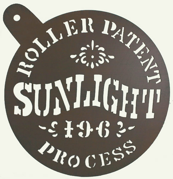 Large Sunlight Mercantile Stencil Sign