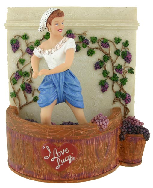 I Love Lucy Grape Stomping Musical Figure
