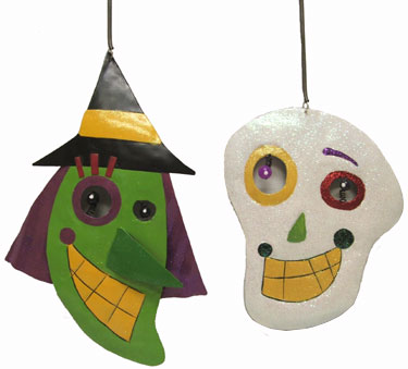 SKULL / Witch Hanging Decor