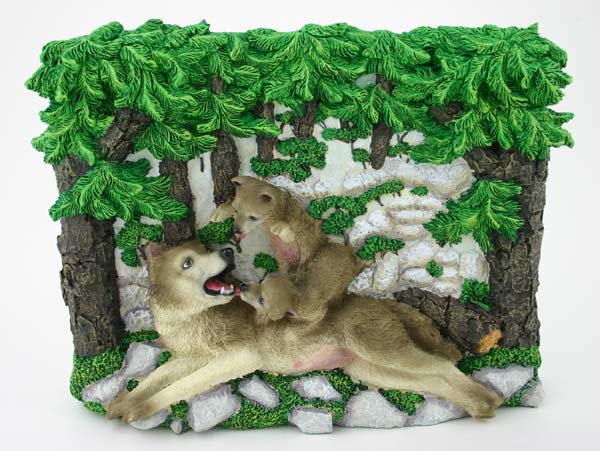 Wolf Family Diorama