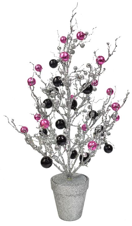 20'' Silver Glitter Tree