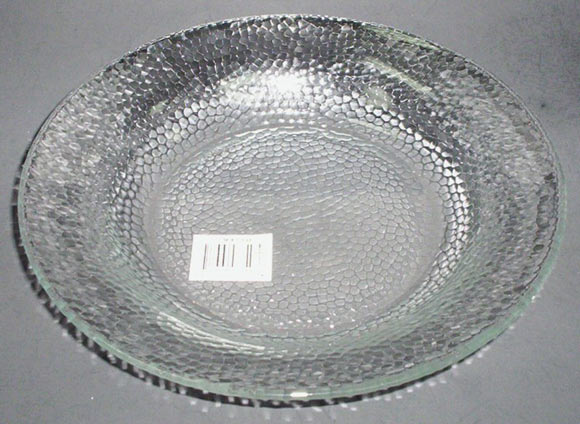 Luna Glass Textured Soup PLATE