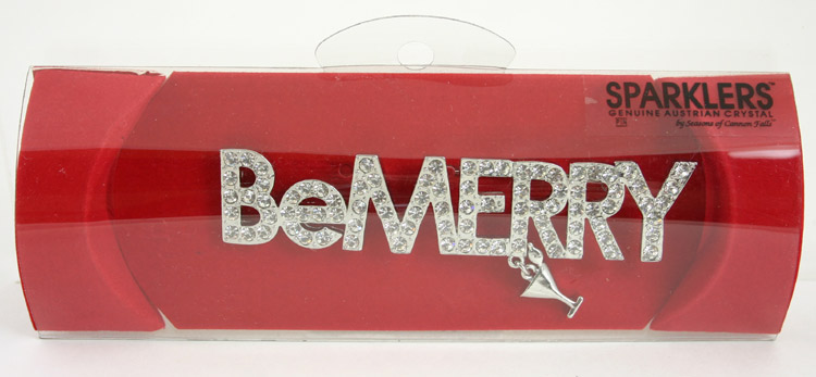 BE MERRY Genuine Austrian Crystal Pin Adornment