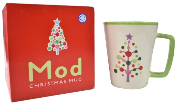 Mod Christmas Mug