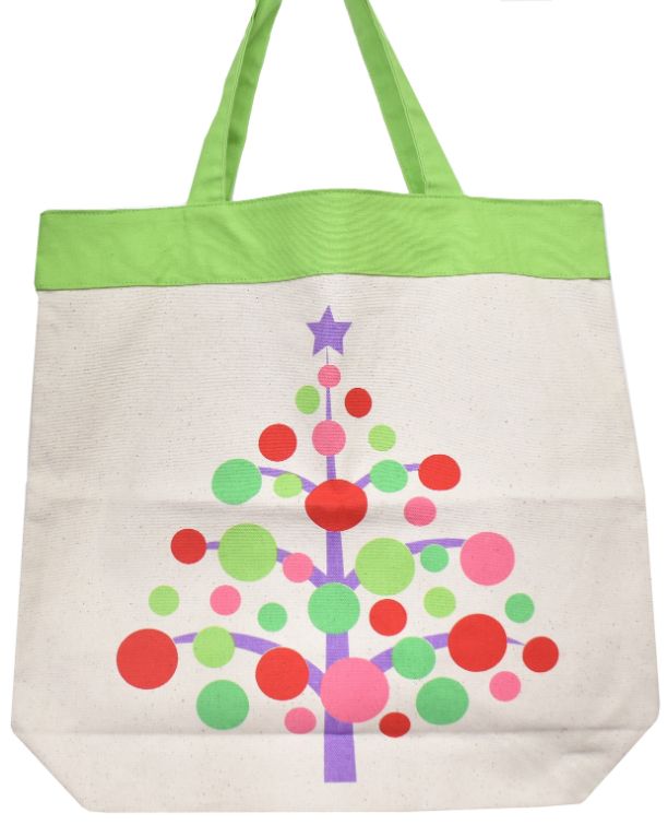 Mod CHRISTMAS Canvas Tote