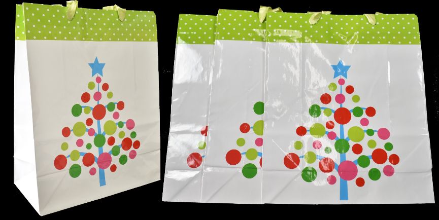Mod CHRISTMAS Gift Bags - Set of 3