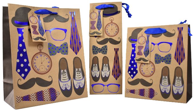 Set of 3 Nostalgic GIFT Bags