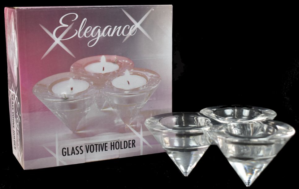 Elegance Glass Votive Holder