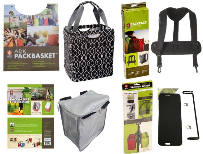 ADK PackBasket & Accessories 4 pc. Kit - Black Chain