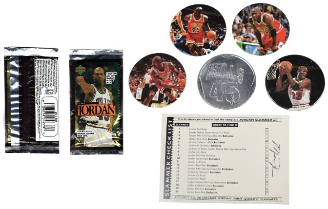 Michael JORDAN Foil Pack of 4 Caps