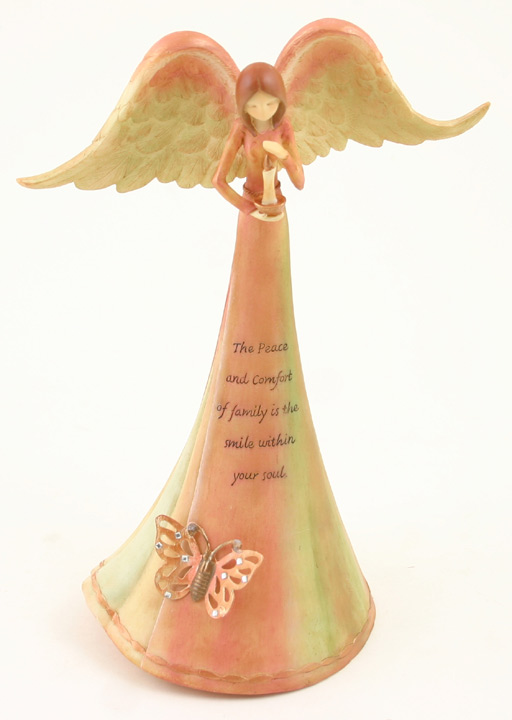 Gina Freehill Peace Of Family Angel FIGURINE