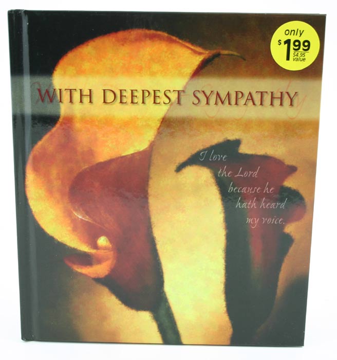 With Deepest Sympathy Daymaker Greeting Book