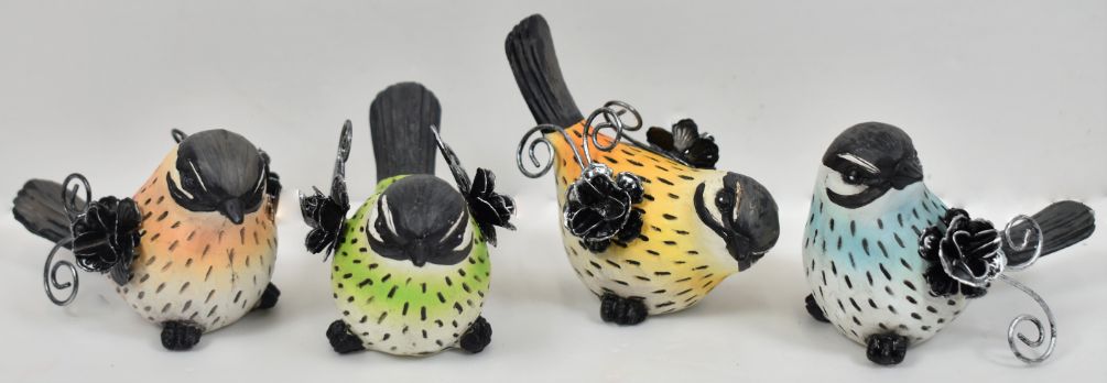 Flower Wing BIRD Figure - 4 Assorted