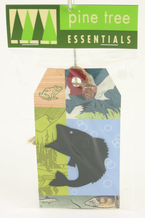 Pine Tree Essentials Fish GIFT Tag Ornament