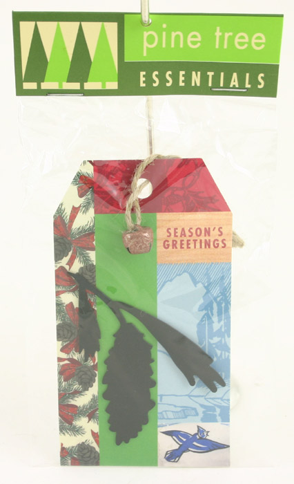 Pine Tree Essentials Pine Tree Branch Pine Cone GIFT Tag Ornament