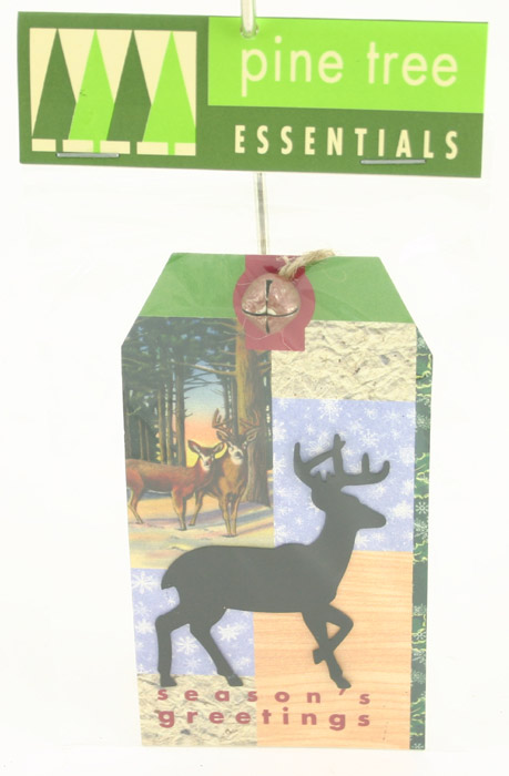 Pine Tree Essentials Deer GIFT Tag Ornament