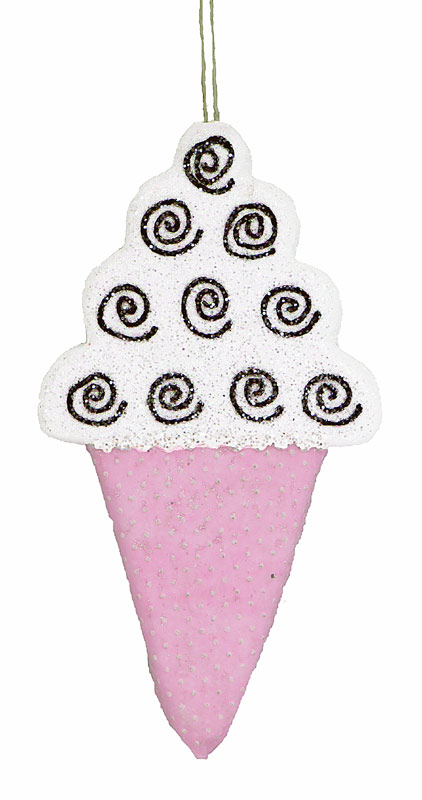 Large Ice Cream Cone Ornament