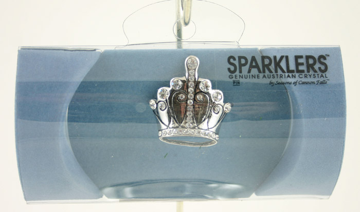 Crown Genuine Austrian Crystal Pin