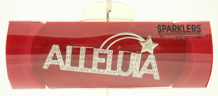 ALLELUIA GEnuinE AustriAn CrystAl Pin AdornmEnt